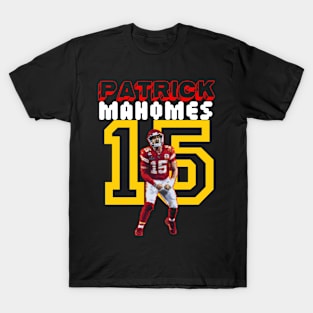 Mahomes chiefs pixel art T-Shirt